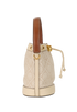 Mini T Monogram Bucket Bag, side view